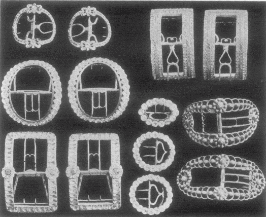 Shoe and Knee Buckles.